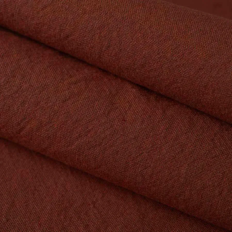 French General Jardin Delmore Rouge tissu ameublement coton