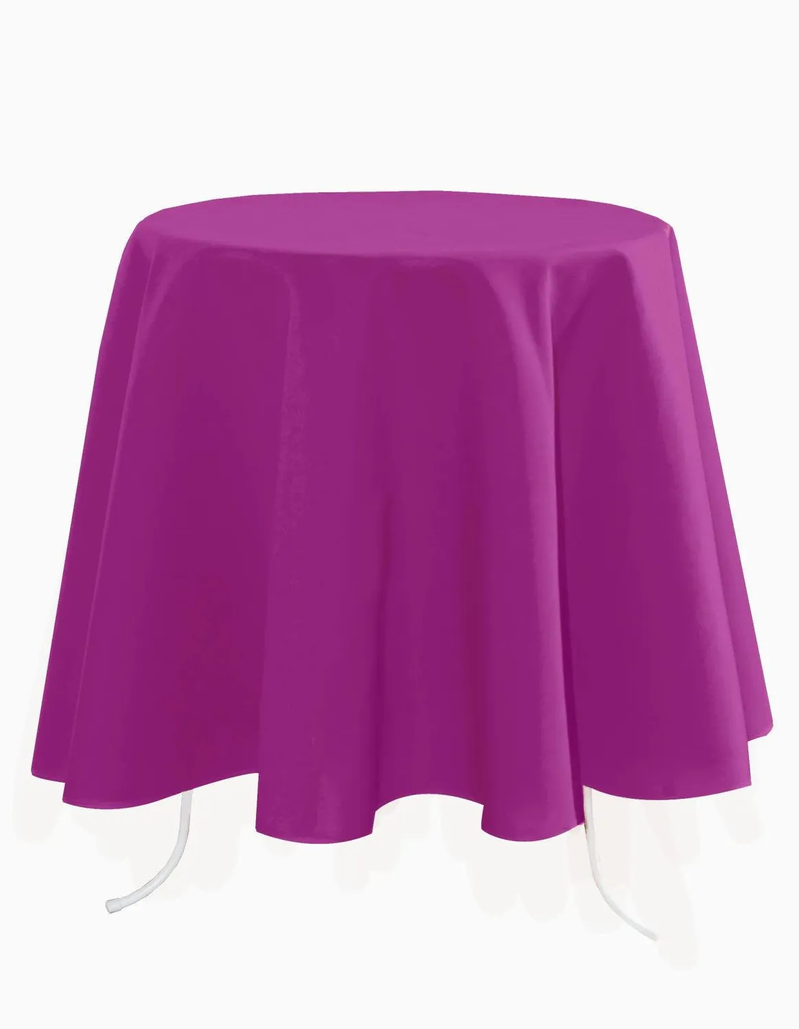 STOF Nelson nappe ronde 180x180 blanc polyester
