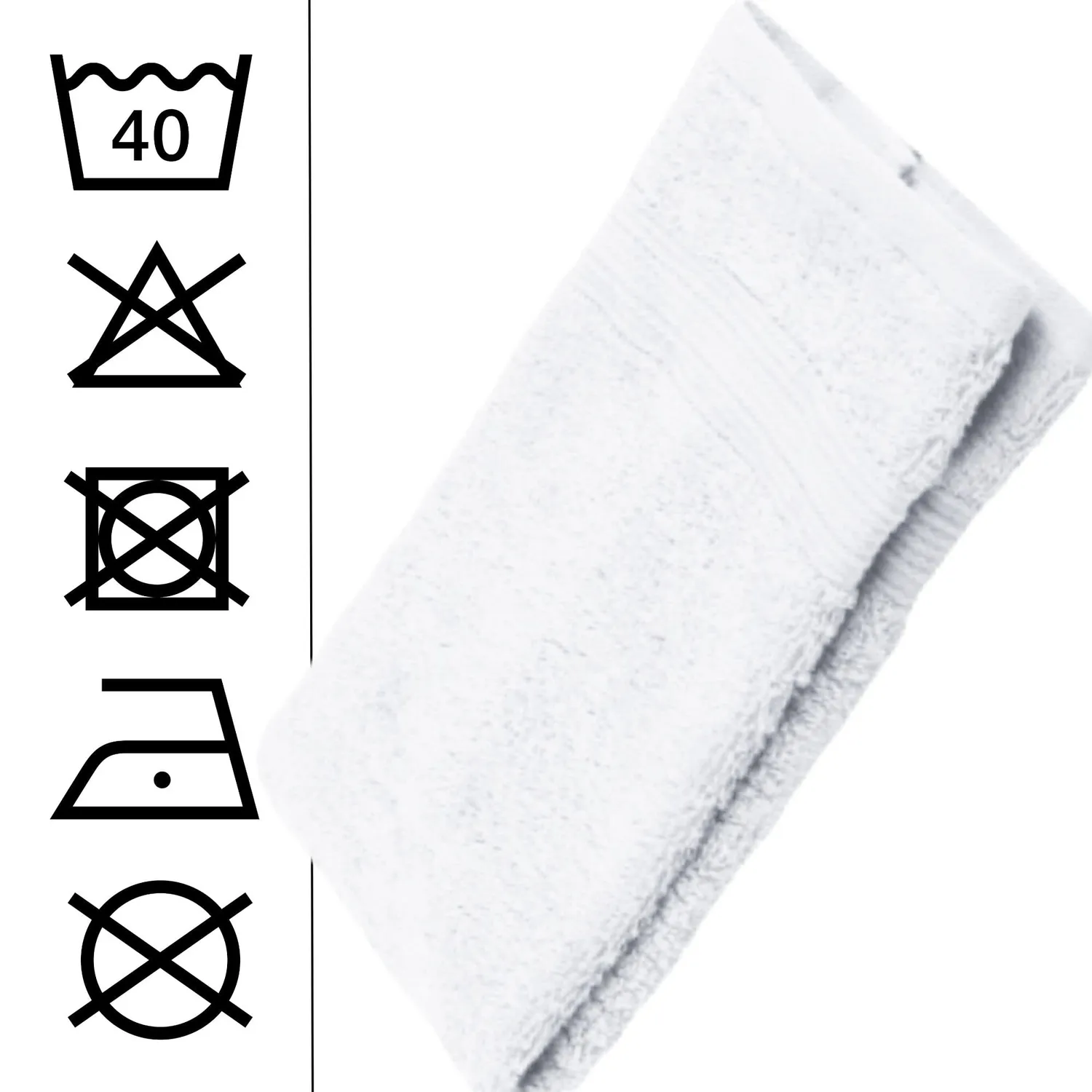 STOF Lagune serviette de bain 70x140 blanc bio