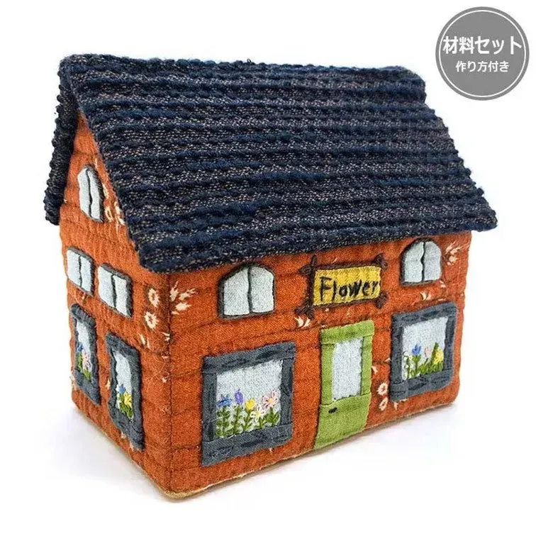 Yoko Saito Flower Shop maison 3D kit patchwork 13 cm