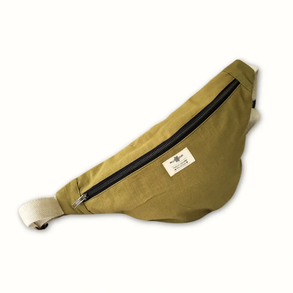 Tribu Indigo banane coton bio kaki grenade indigo 44 cm
