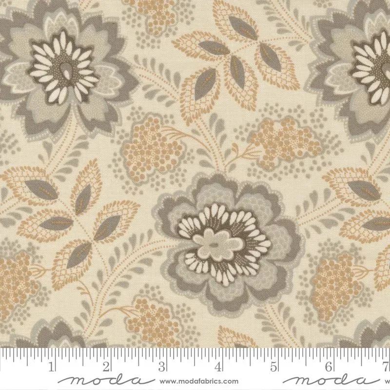 French General Chateau Chantilly 13943 11 tissu coton perle au mètre