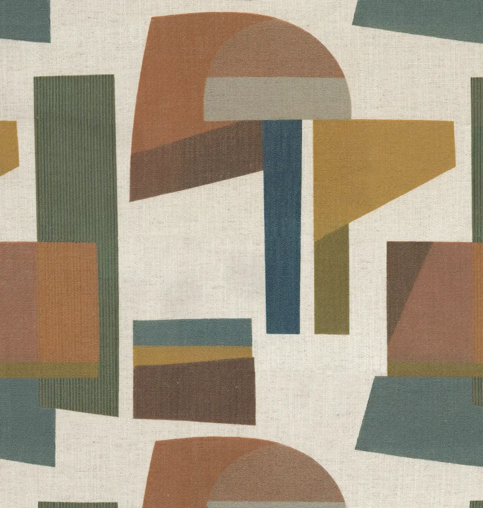 Elastron Valley tissu ameublement Terracotta au mètre uni