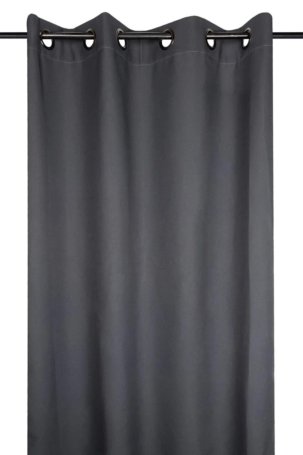 STOF Nelson rideau œillets marron 240x135 cm