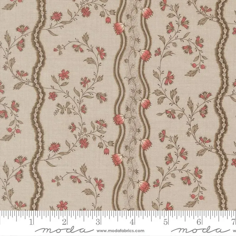 French General Fleur de Paris 13993 16 tissu coton smoke