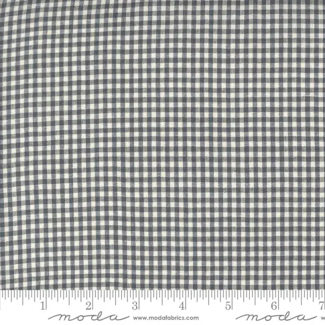 French General Ginghams Indigo Pearl tissu coton au mètre