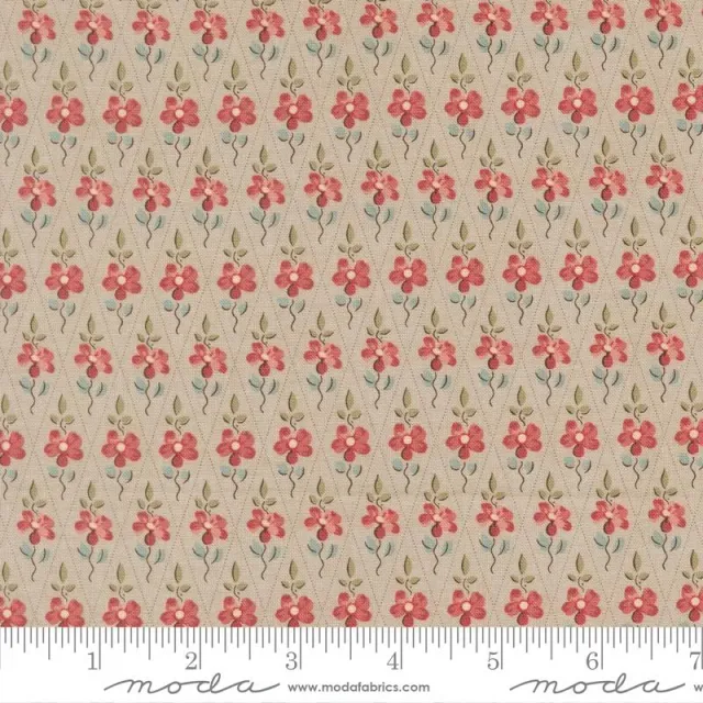French General Fleur de Paris 13997 14 tissu coton smoke au mètre