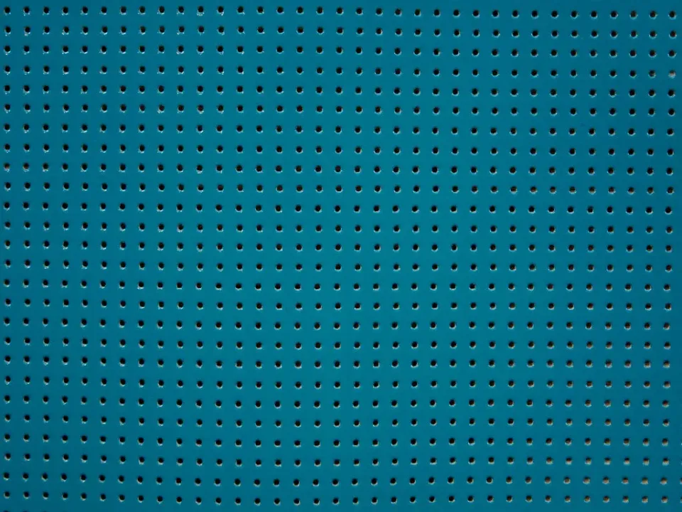 La Croix et La Manière Vinyle Laqué Perforé coupon bleu 25x45 cm
