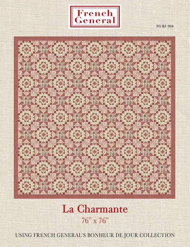 French General Bonheur de Jour La Charmante patron quilt