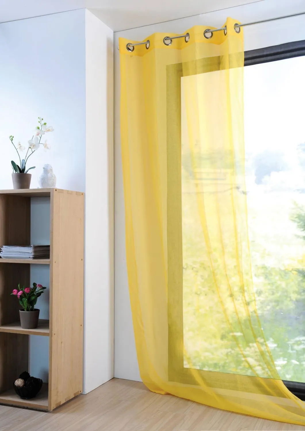 Stof Monna voilage lin 135x260 cm polyester fin