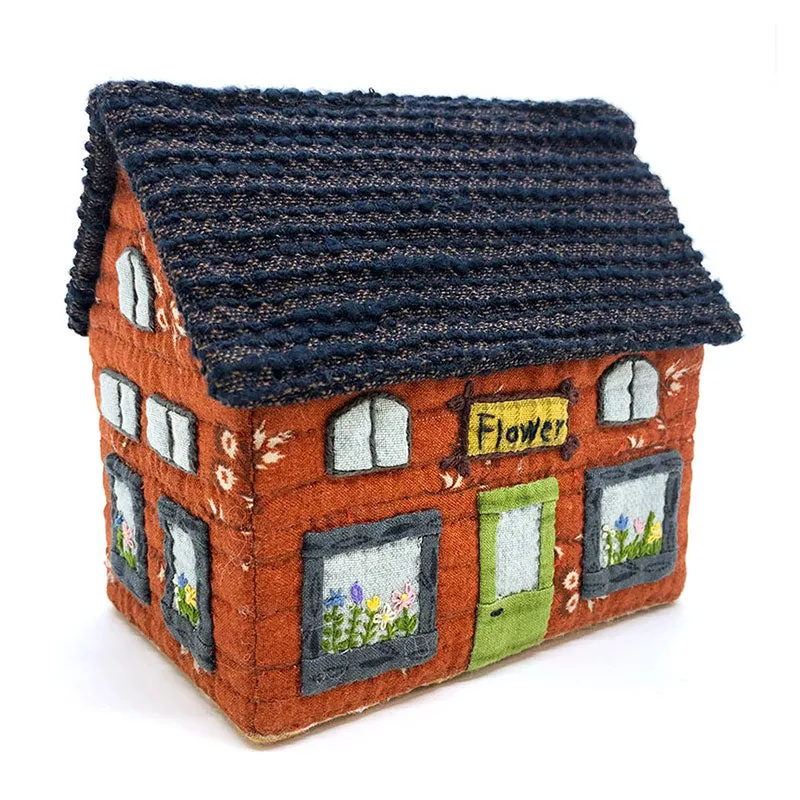 Yoko Saito Flower Shop maison 3D kit patchwork 13 cm