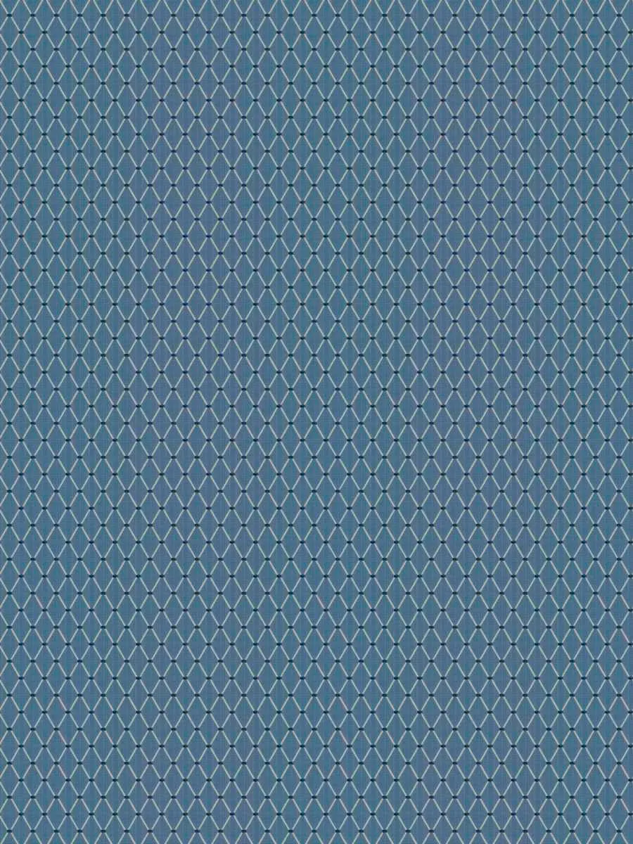 French General Margo Bleu tissu ameublement indigo 137 cm