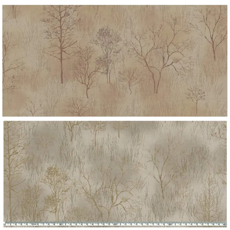 Yoko Saito Centenary 29 10522 tissu coton arbres au mètre