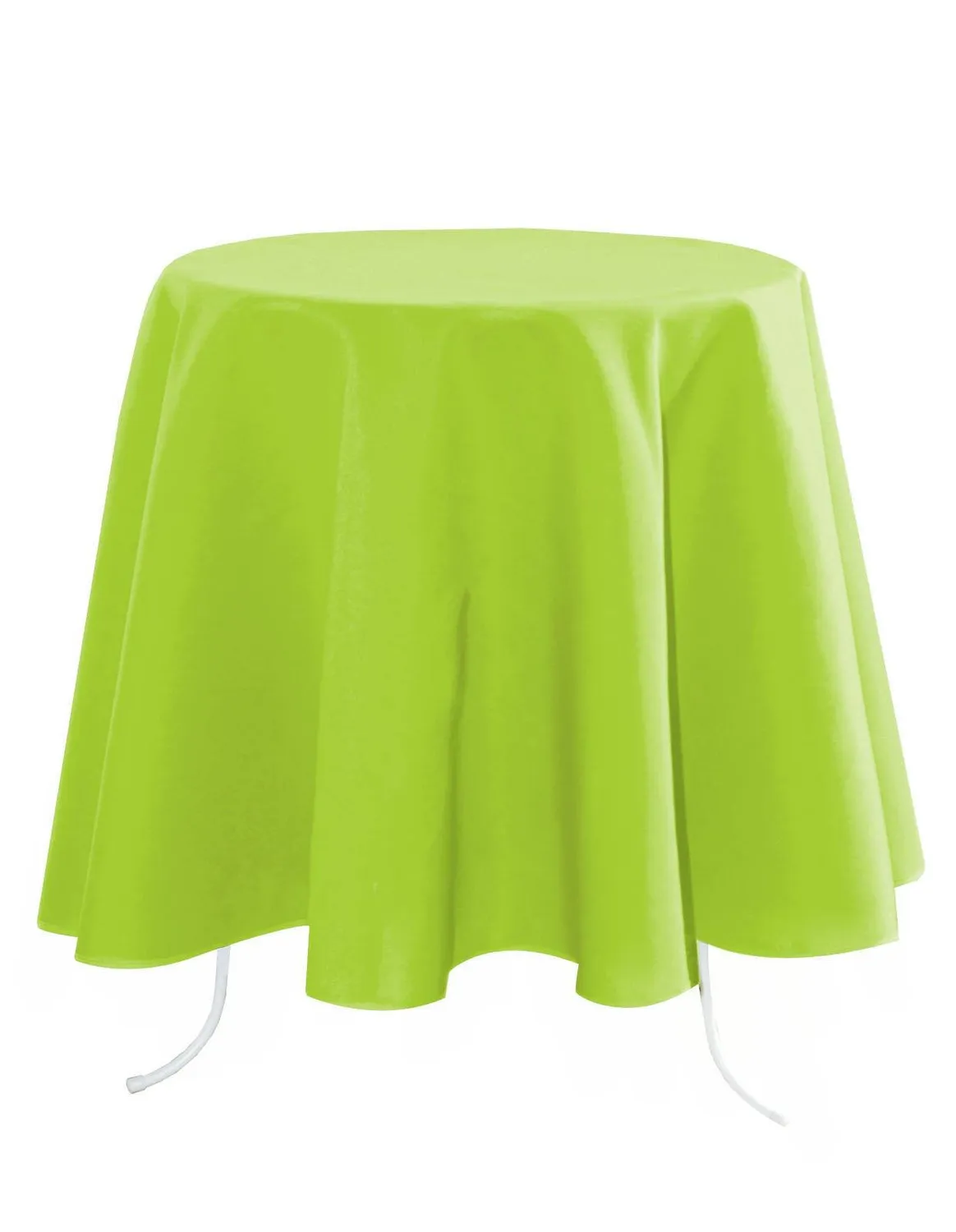 STOF Nelson nappe ronde 180x180 blanc polyester