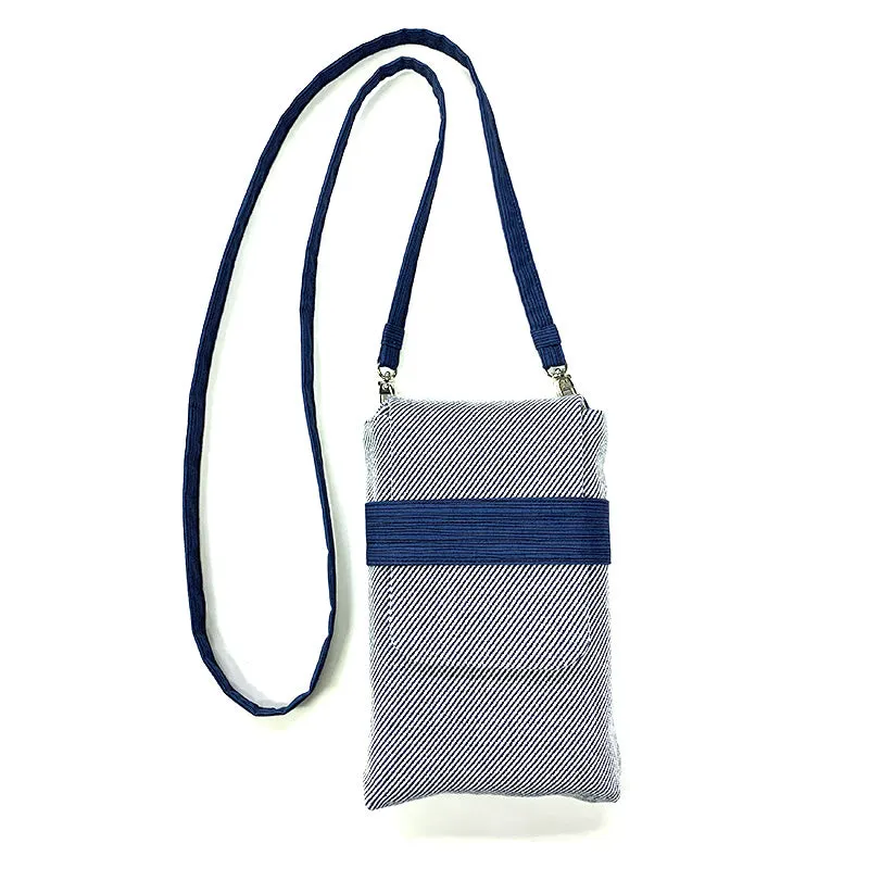 Yoko Saito My Precious Bag Sacoche kit couture bleu marine