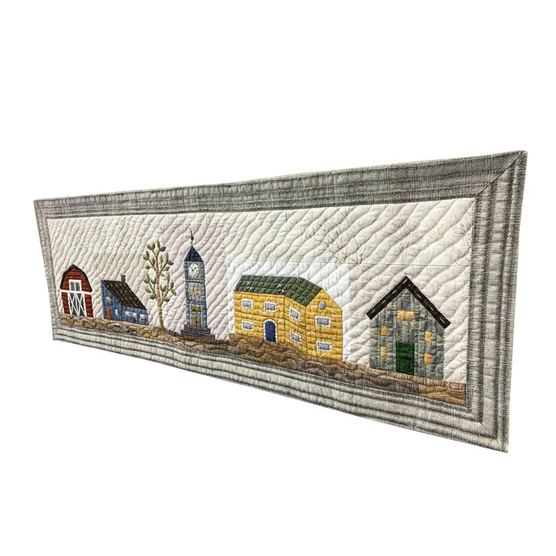 Yoko Saito Quilt Top A B kit ville maisons