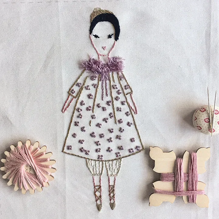 French General Petite Colette kit broderie Jess Brown lin