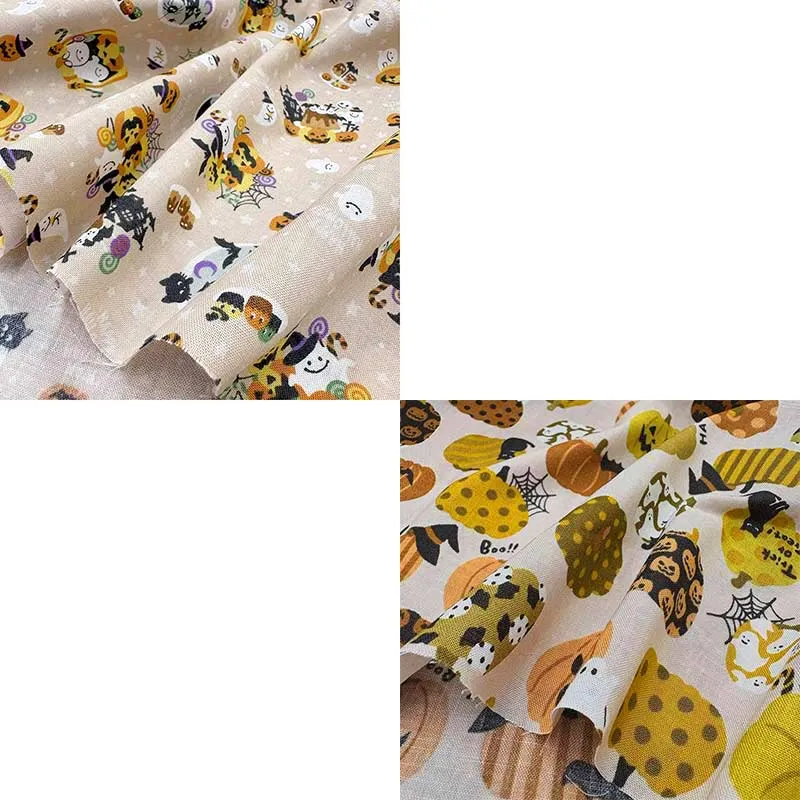 Yoko Saito Halloween tissu coton citrouilles au mètre