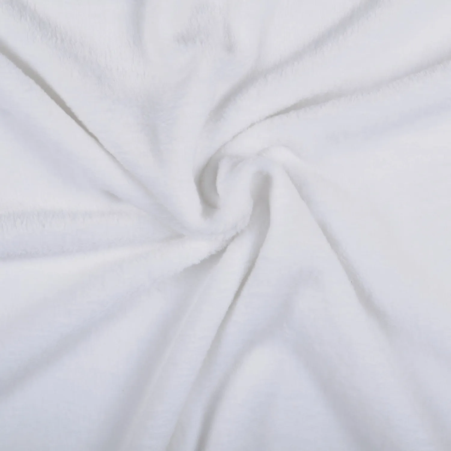 STOF Doudou plaid polaire blanc 130x160 cm chaud