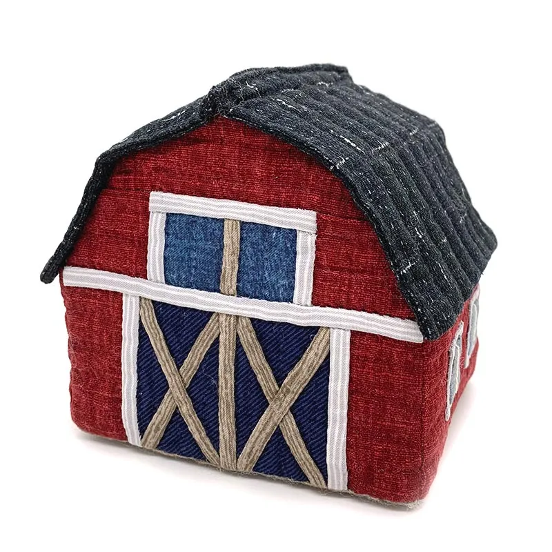 Yoko Saito 3D Barn Gambrel Roof kit maison tissu 12cm