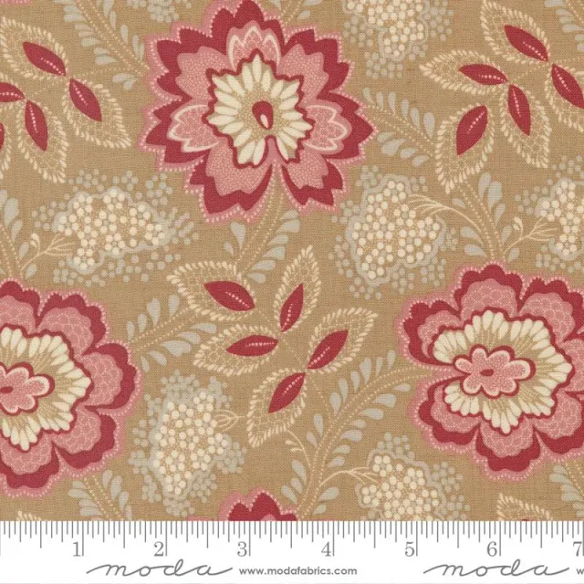 French General Chateau de Chantilly 13943 13 tissu coton fleuri