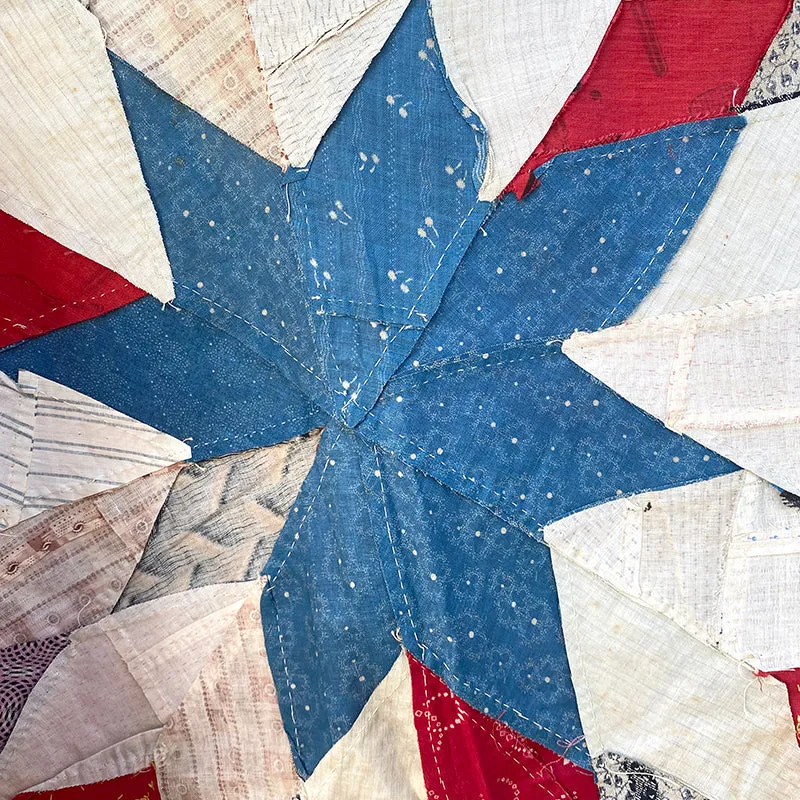 French General Antique Texas Star dessus quilt 200 x 203 cm