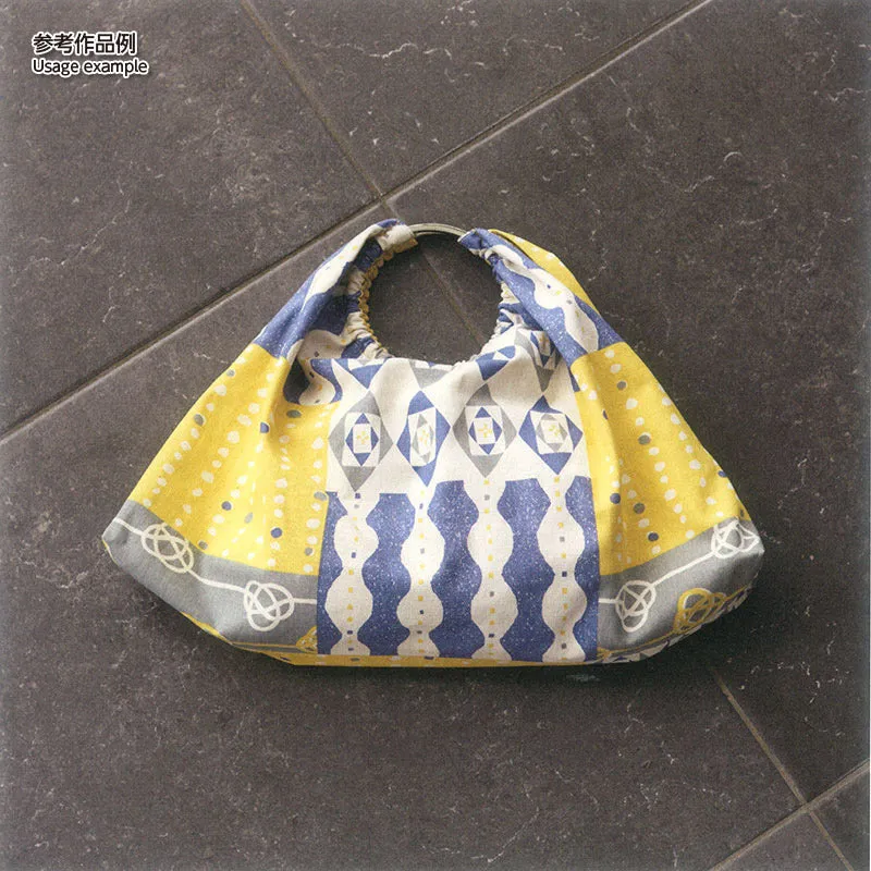 Yoko Saito Cast Square anneau sac nickel 9 cm x2