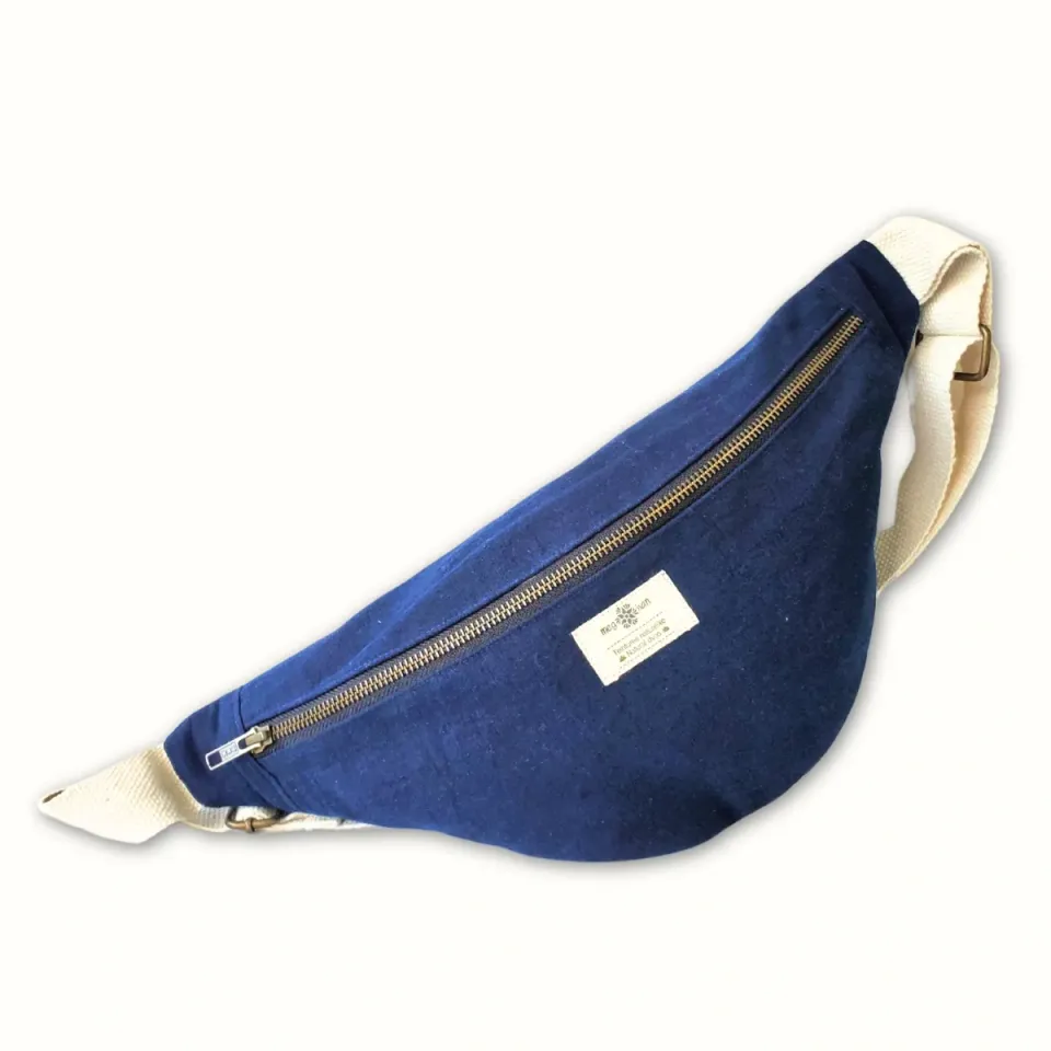 Tribu Indigo sac banane bleu coton bio indigo