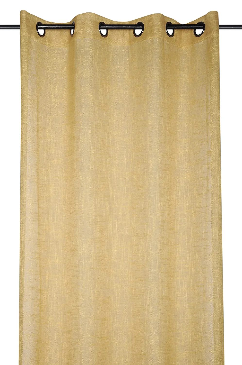 Stof Ontario voile 135x260 terracotta chiné polyester