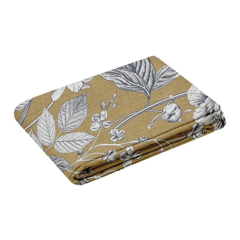 STOF Jacinthe housse de couette 260x240 jaune percale