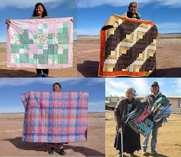 French General Navajo Quilt don projet couture