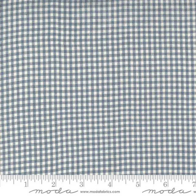French General Woven Ginghams Woad Pearl 12223 21 tissu vichy coton