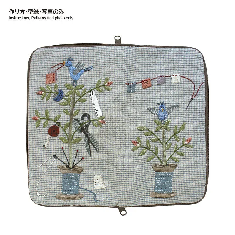 Yoko Saito Birds and Spool patron boîte couture appliqué oiseaux