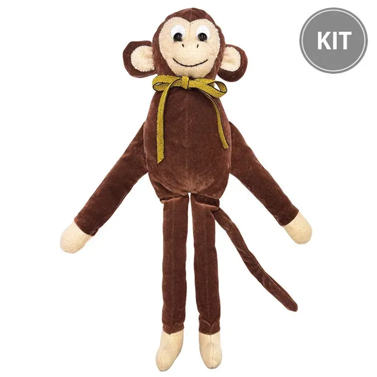 Yoko Saito Monkey Pan-kun kit peluche singe velours 33,5 cm
