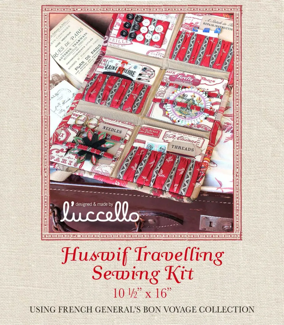 French General Bon Voyage Huswif patron couture kit voyage