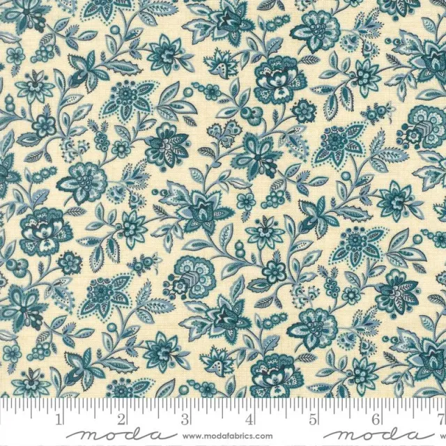 French General La Maison Bleu 36165 11 tissu coton bleu au mètre