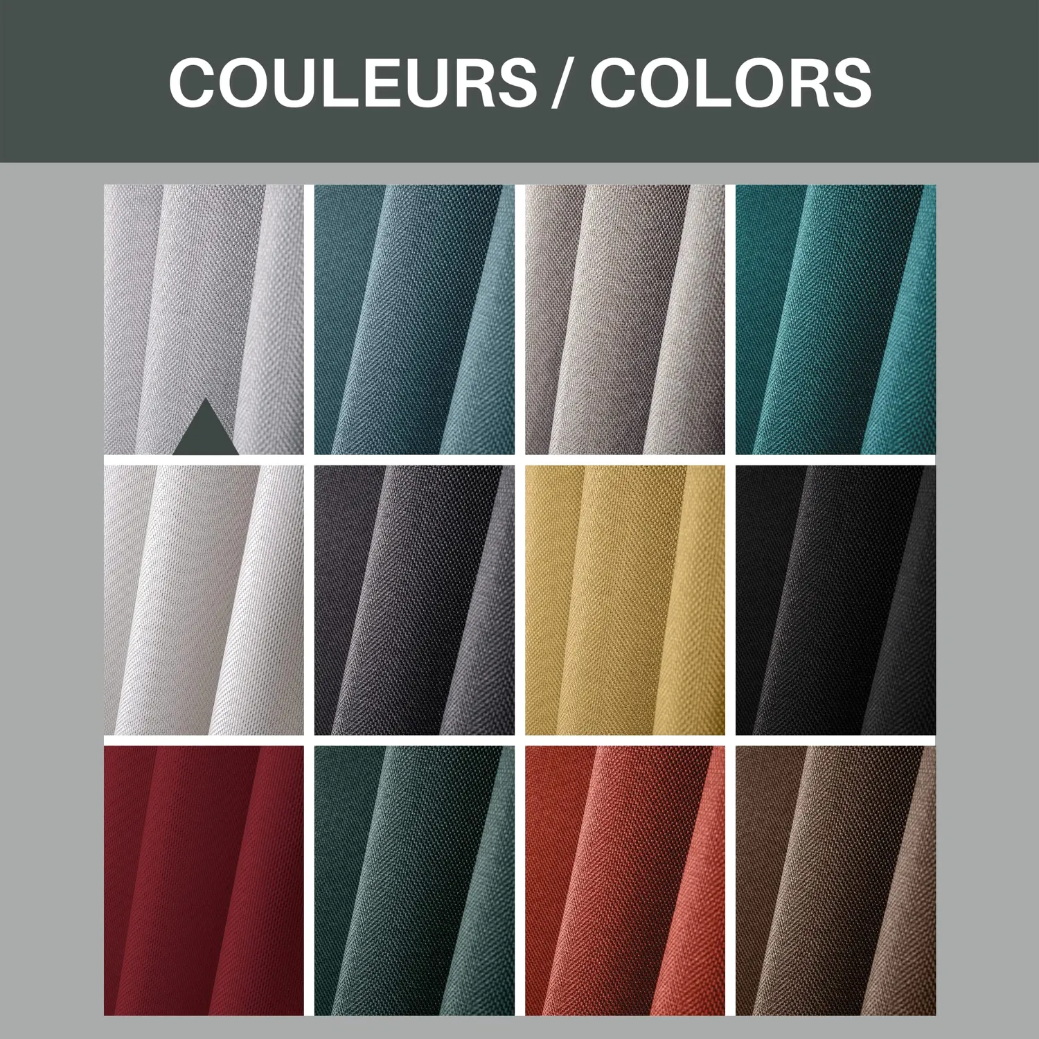 Stof Copenhague 140x160 rideau occultant perle polyester