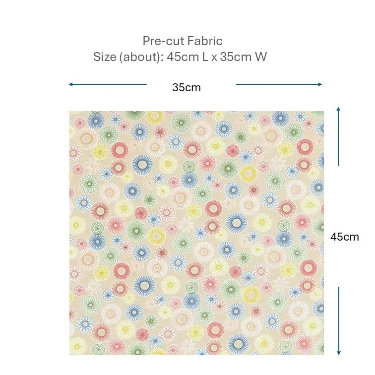 Yoko Saito 2026-06-A02 coupon coton beige 45x35 cm