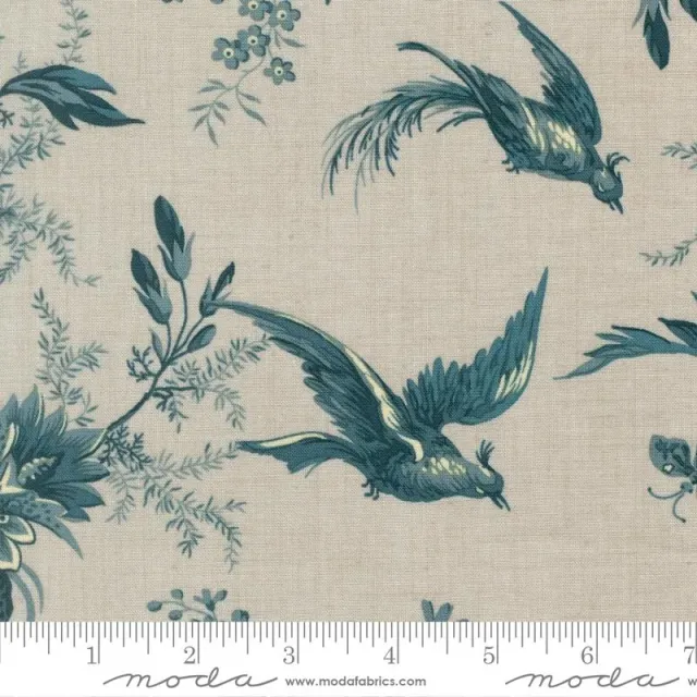 French General La Maison Bleu 36161 12 tissu coton bleu précommande