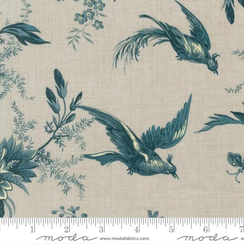 French General La Maison Bleu 36161 12 tissu coton bleu précommande