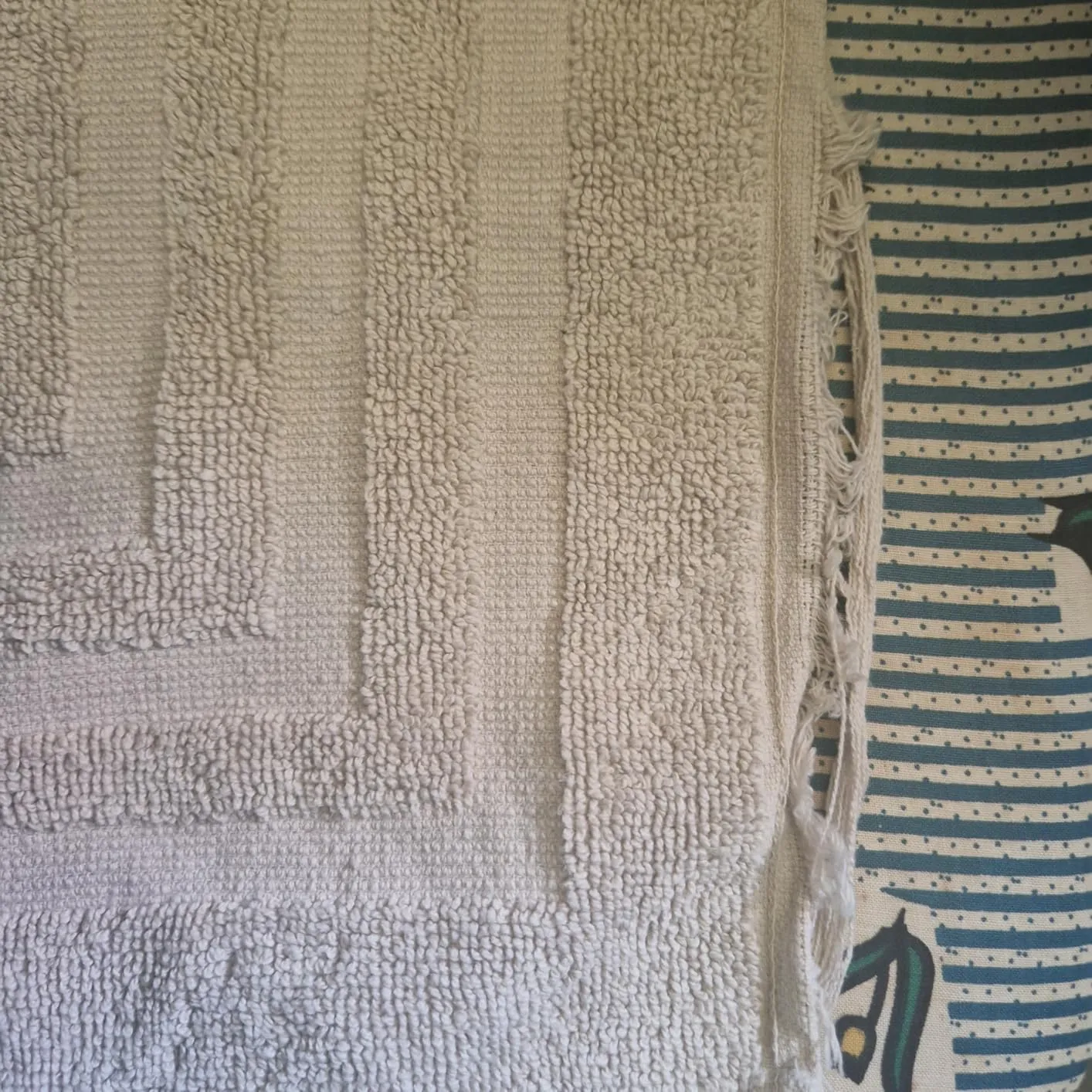 Stof Lagune tapis de bain 45x70 cm pétrole coton bio