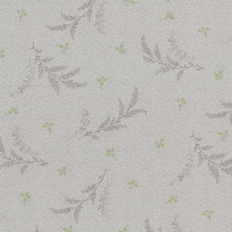 Yoko Saito 2026-05-A11 tissu patchwork coton fleurs vertes