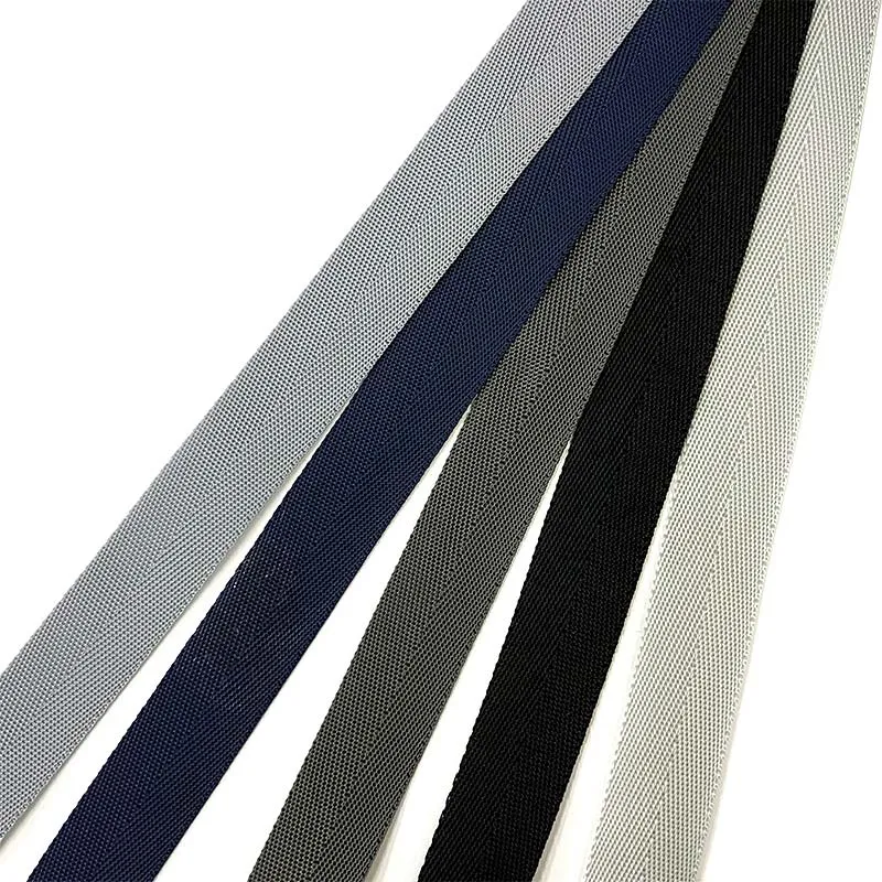 Yoko Saito A1-20 sangle chevron 2cm gris #18 au 10cm