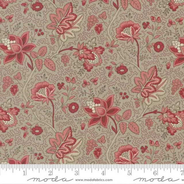 French General Chateau de Chantilly 13944 12 tissu coton roche