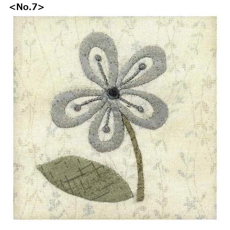 Yoko Saito Fleurs Scandinaves lot 15 patrons appliqué