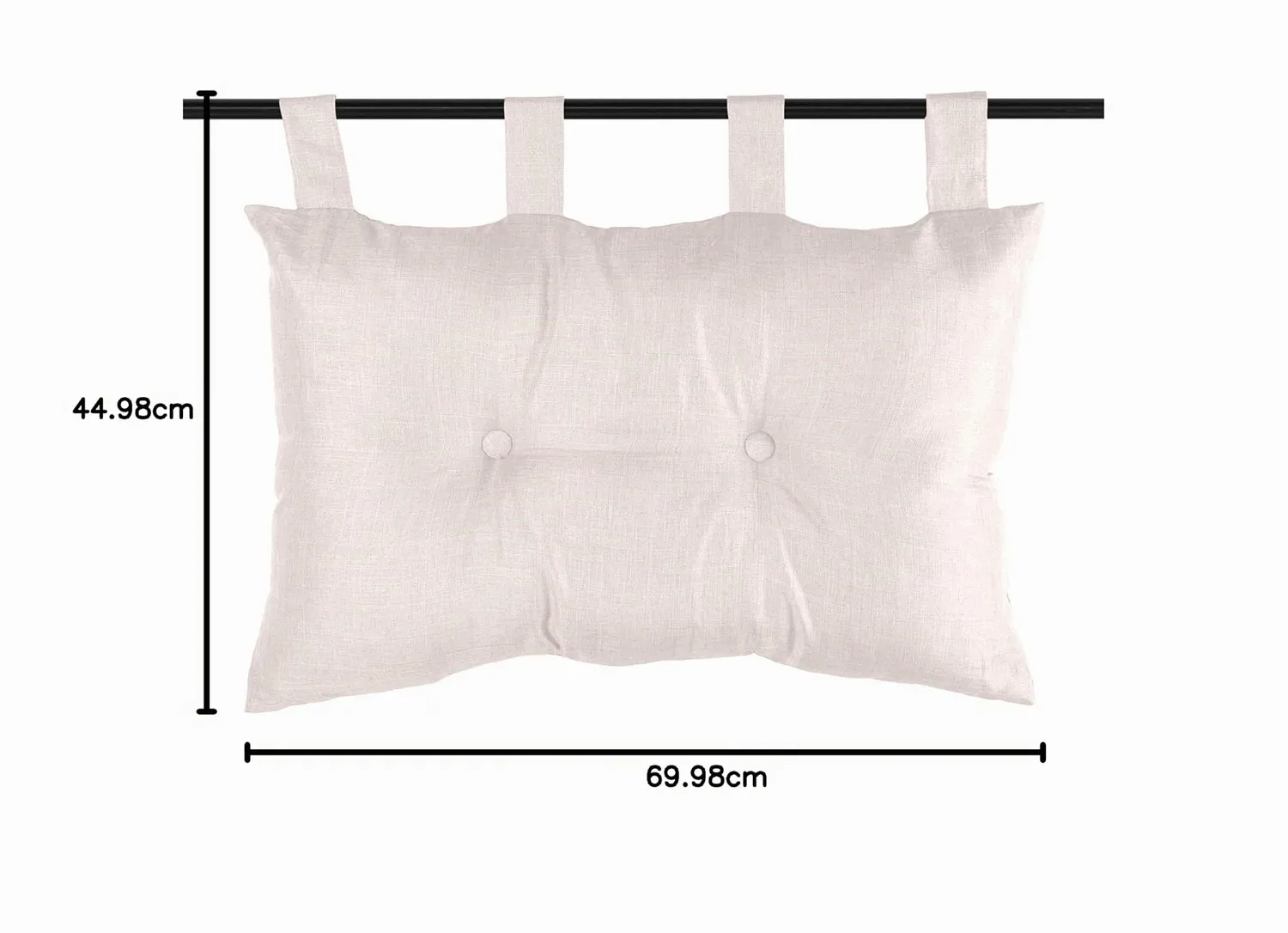 Stof Bea tête de lit lin 45x70 cm polyester