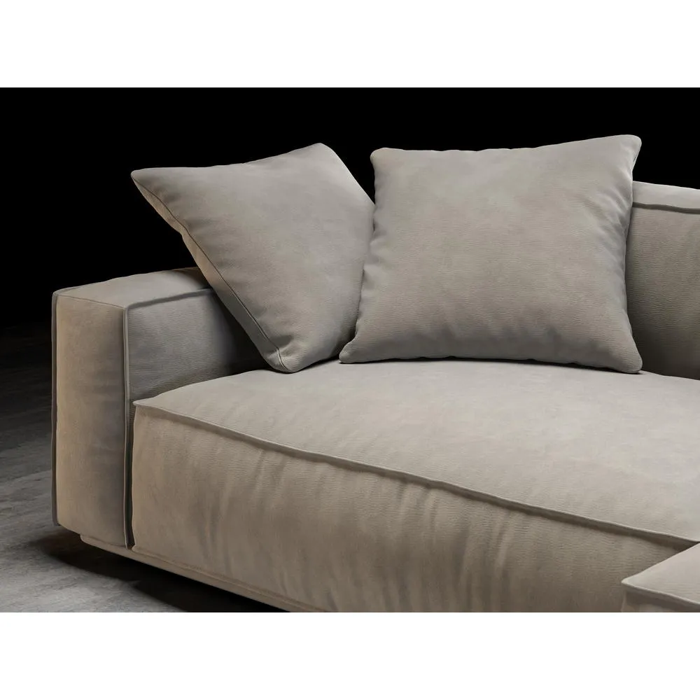 Elastron Brutus Collection tissu gris clair au mètre microfibre