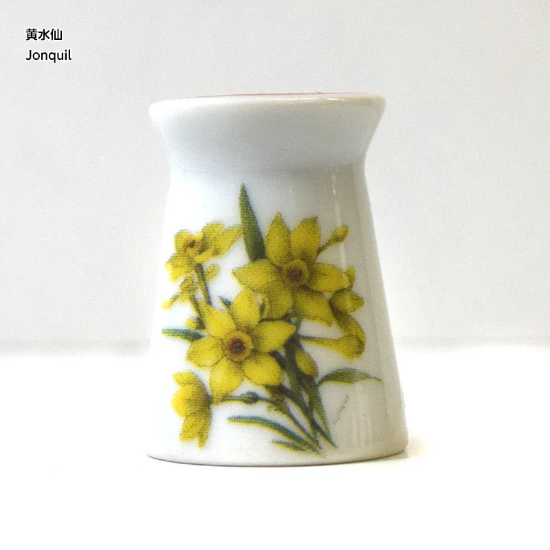 Yoko Saito dé porcelaine Arita fleur quilting taille unique