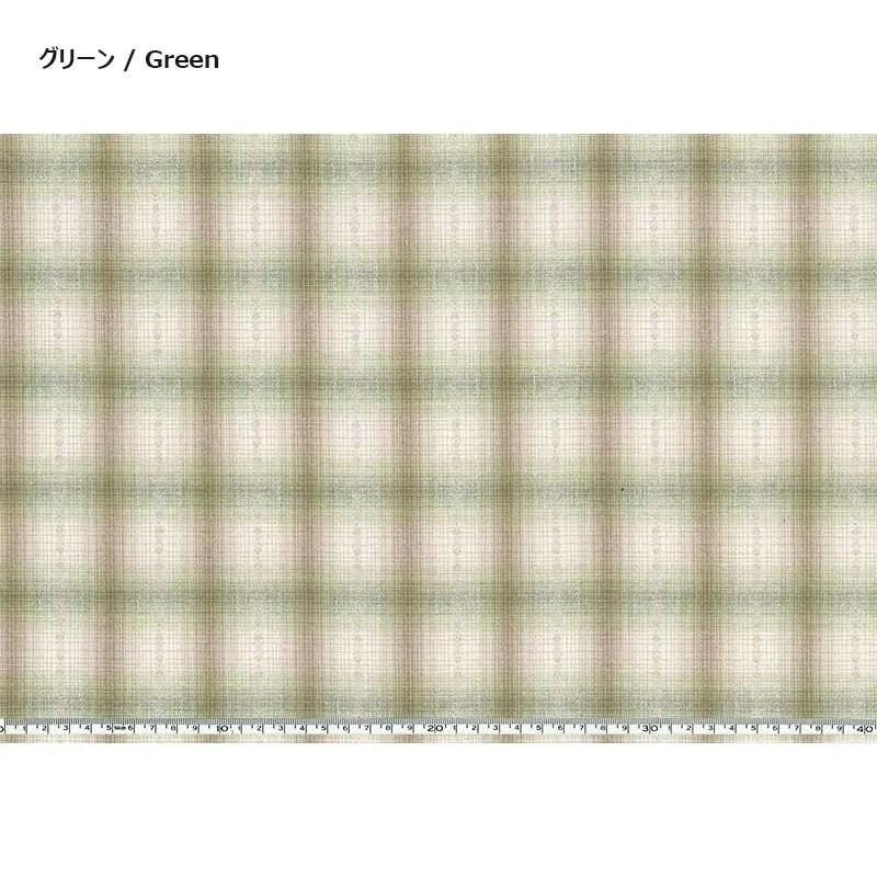 Yoko Saito web2604-A09 tissu coton carreaux bleu au mètre