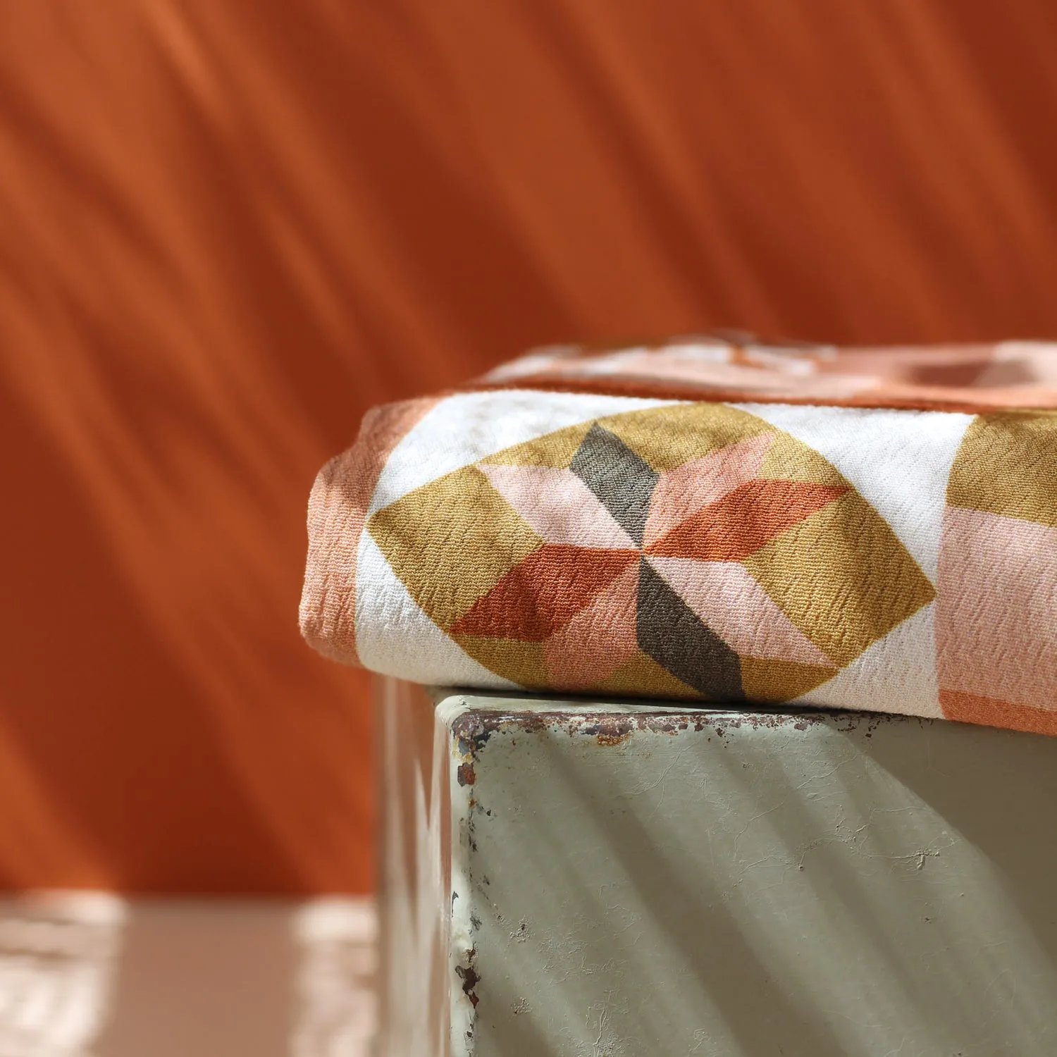 La Maison Naïve Patchwork Cannelle crêpe viscose fluide